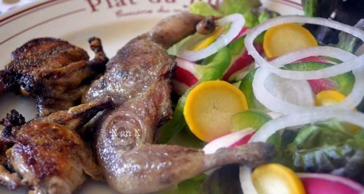 Caille grillé