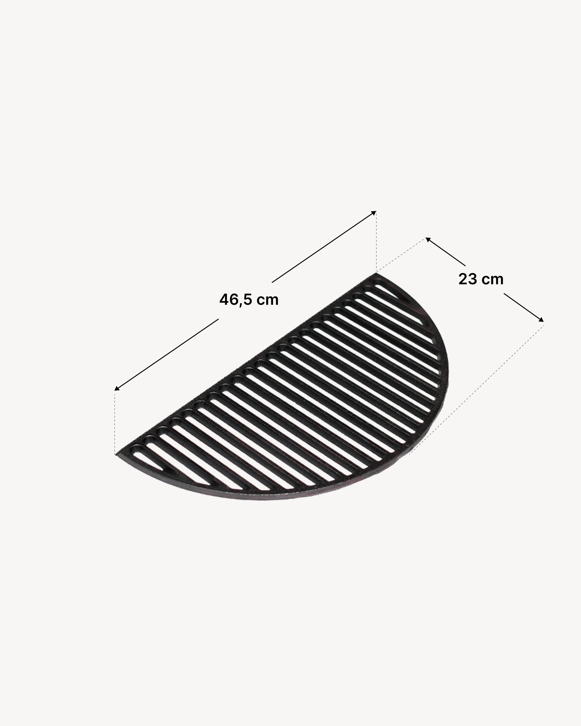 Dimensions demi grille fonte Kokko XL