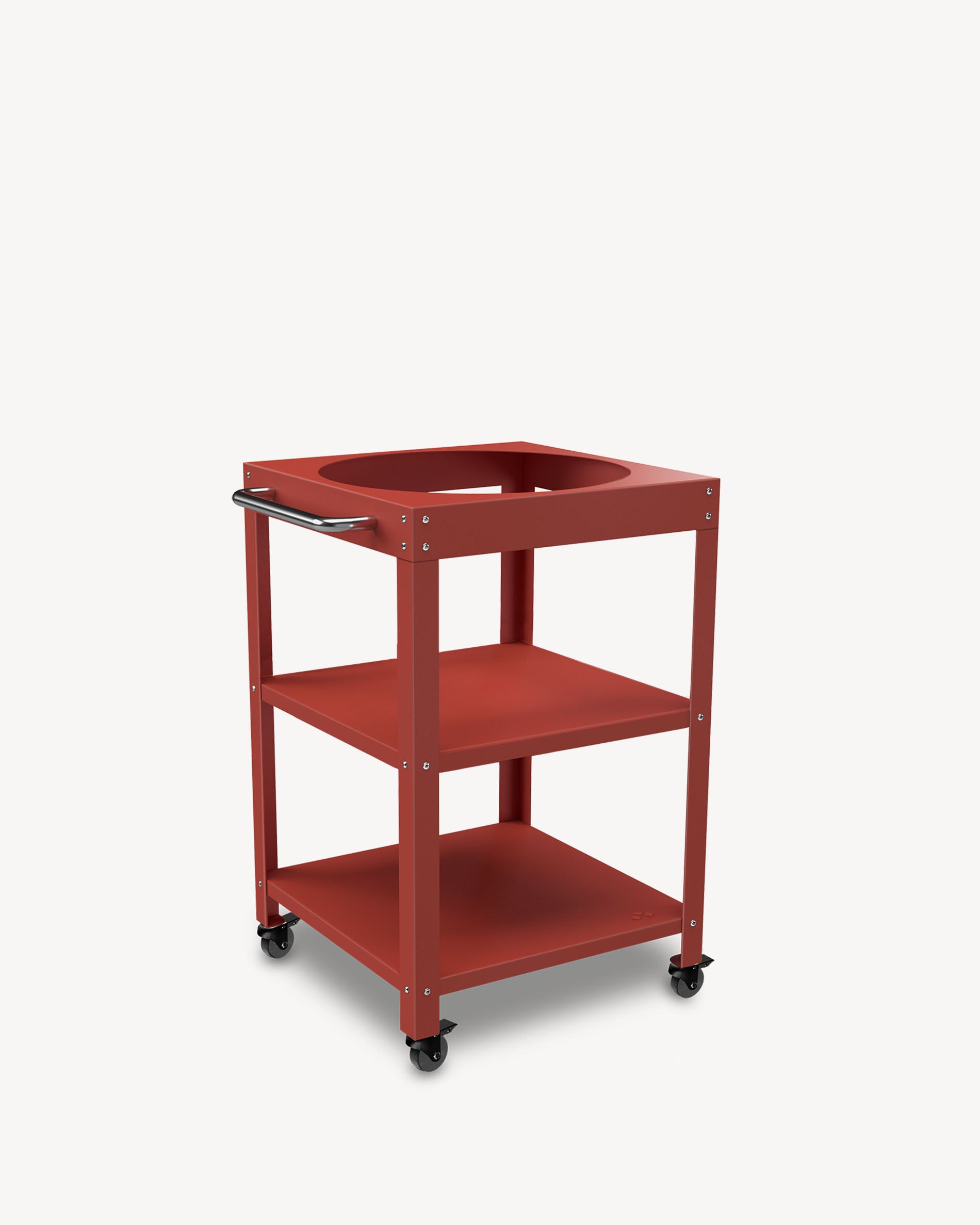 Desserte en métal rouge pour Kokko L 18''