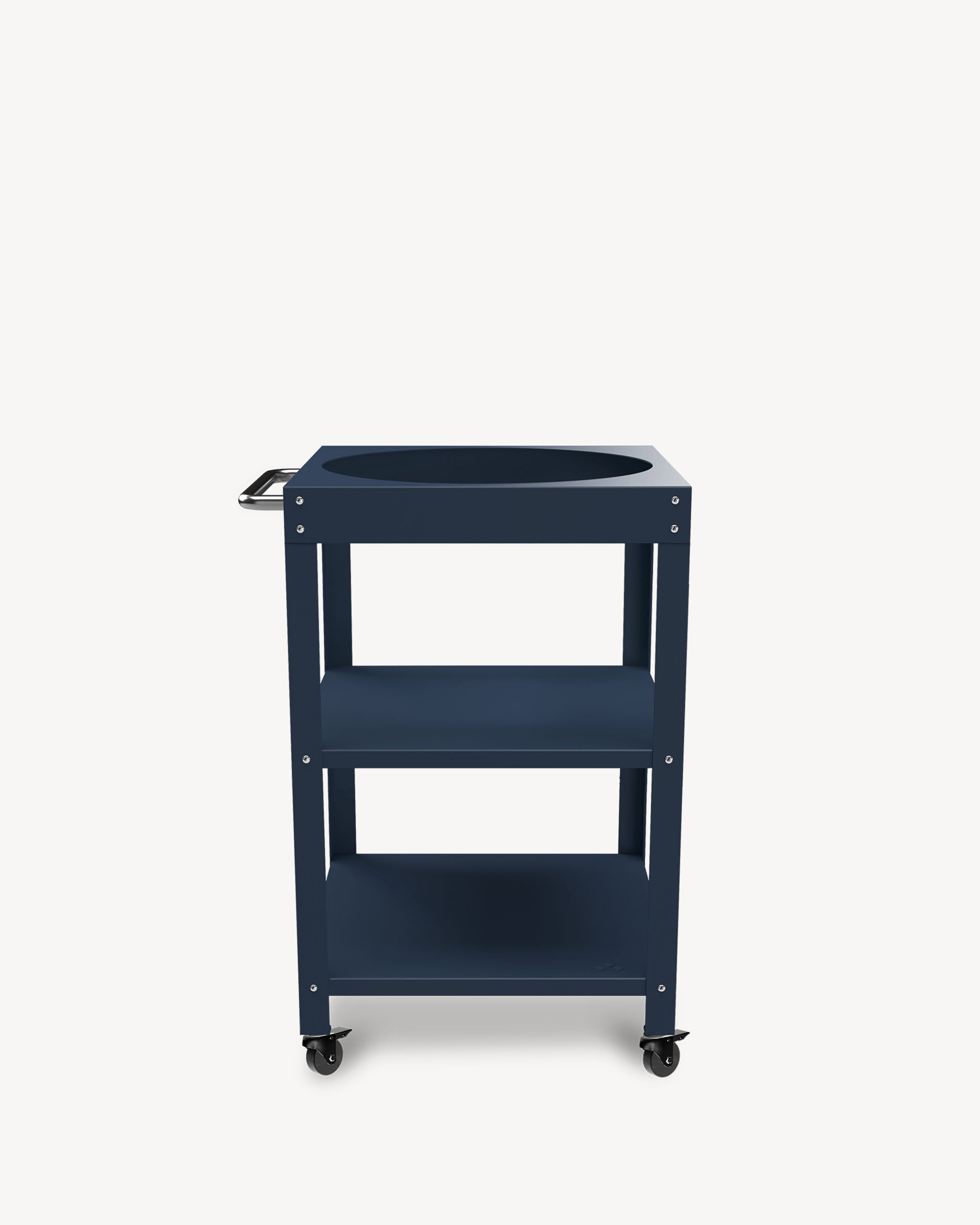 Desserte en métal bleu marine pour Kokko L 18''