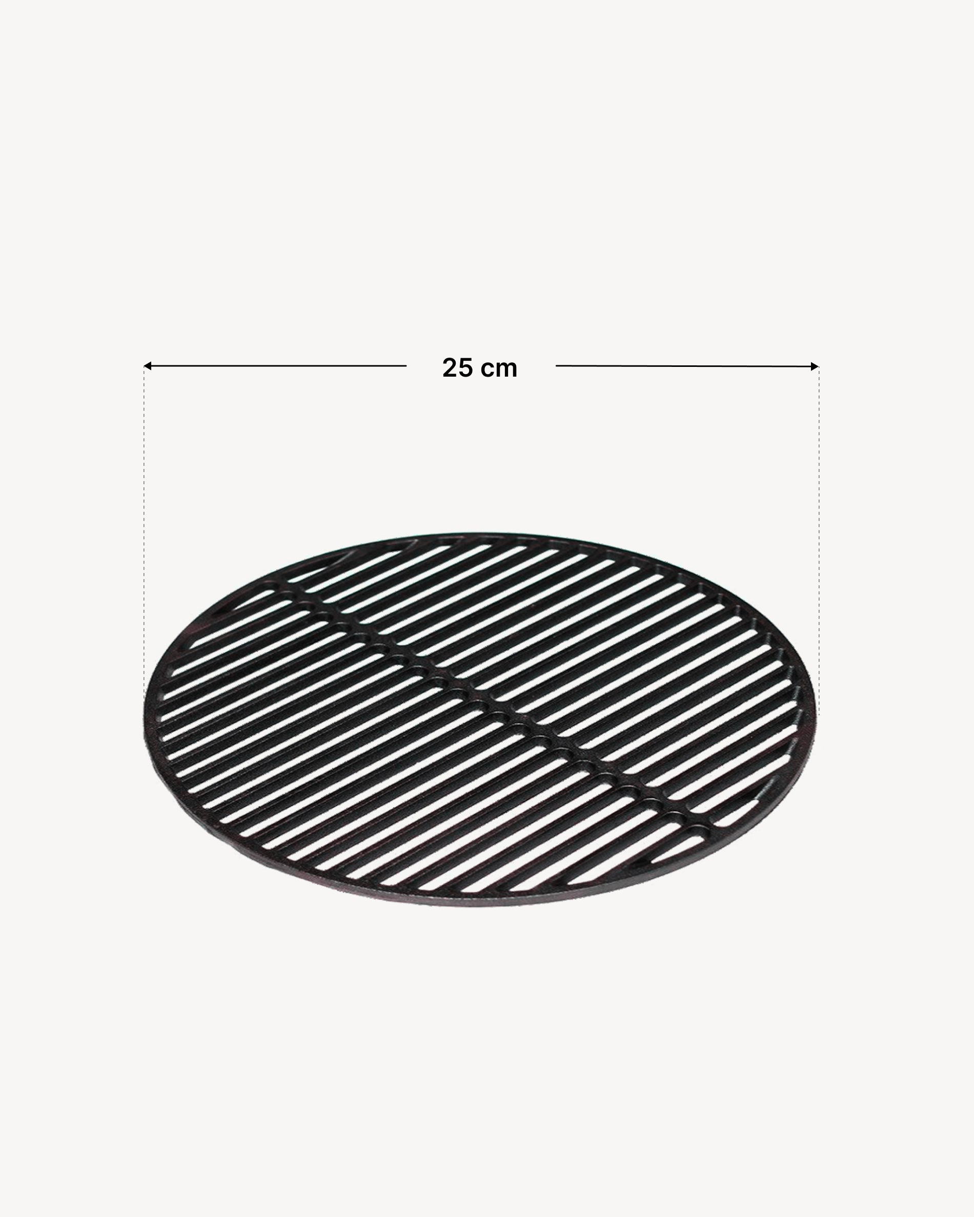 Grille de cuisson en fonte pour kamado Kokko 13 pouces.