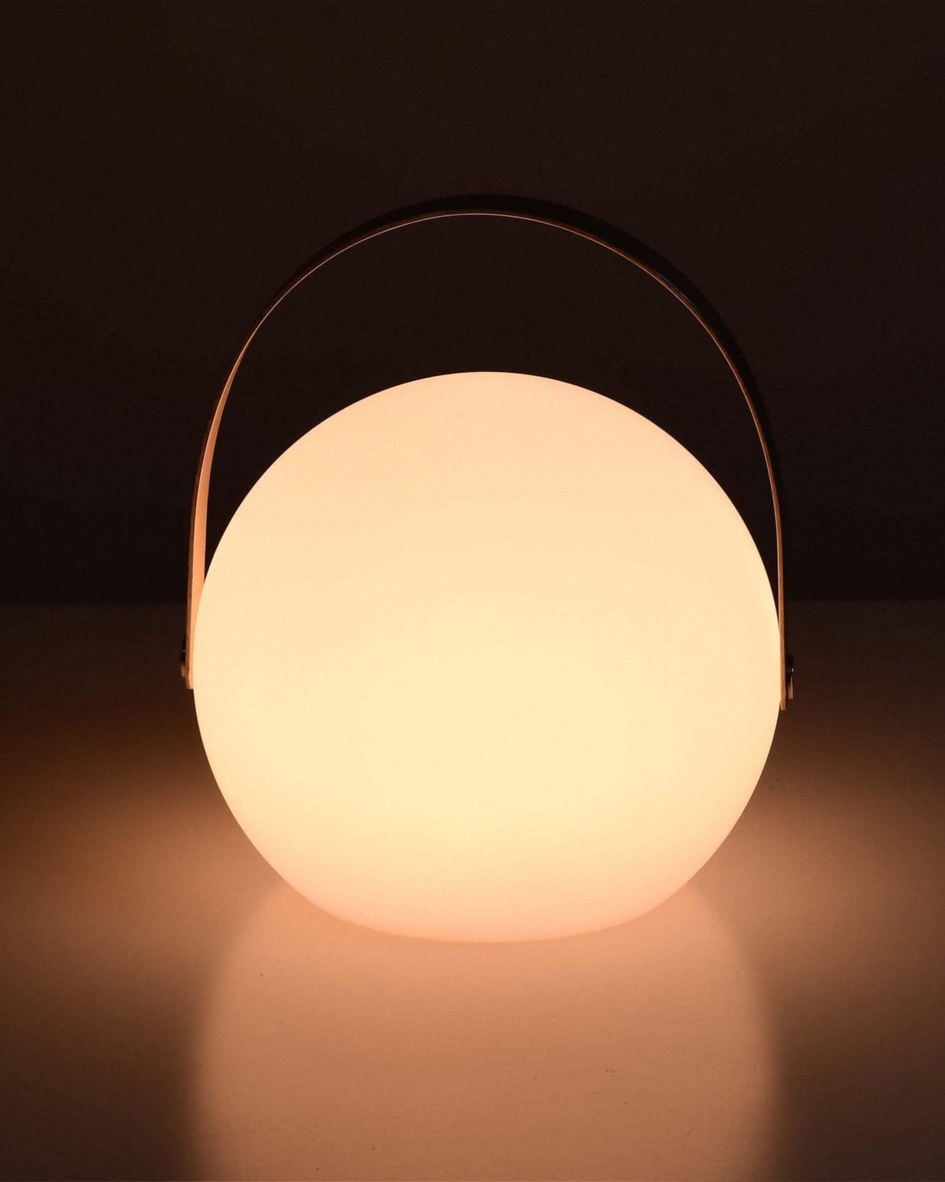 Lampe d’extérieur ronde rechargeable