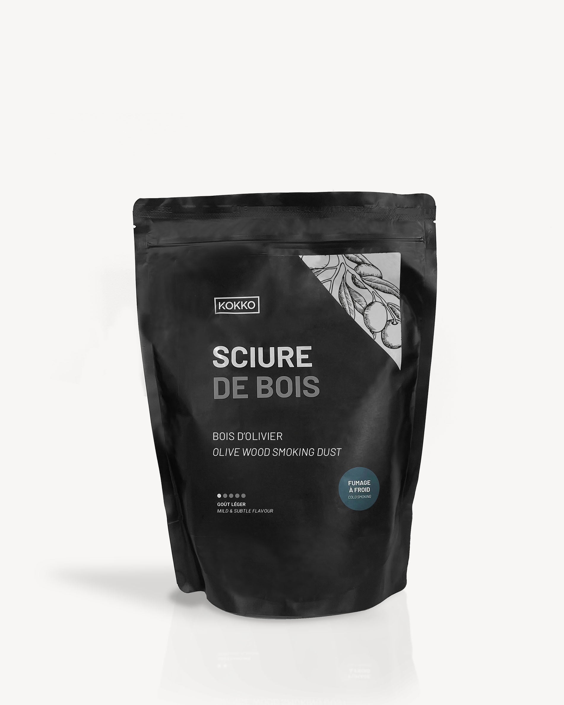 Sciure de bois pour fumage à froid - olivier