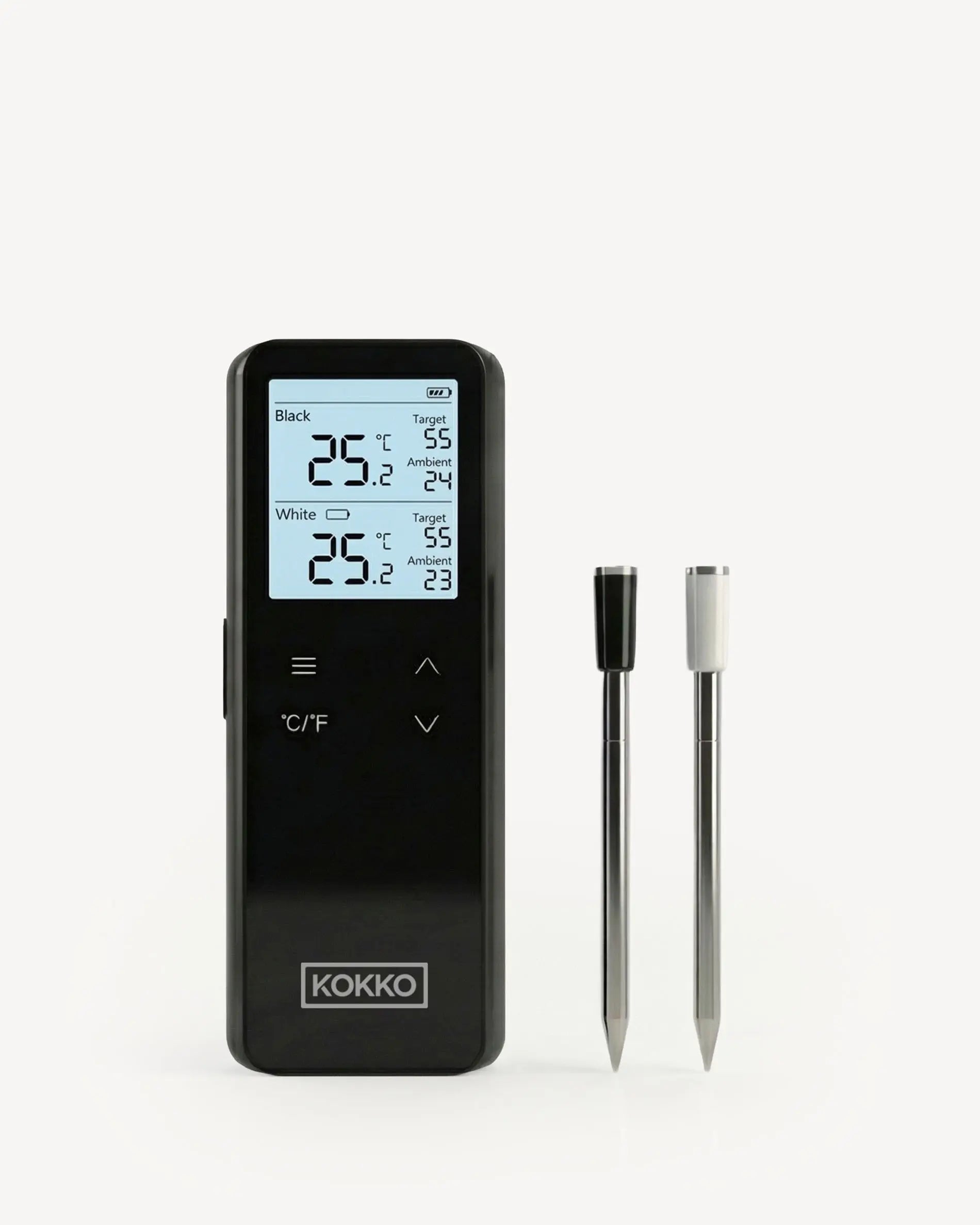 Thermomètre digital avec sondes pour cuisson précise kamado